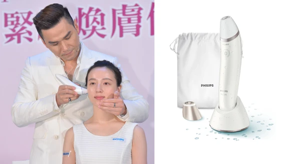 溫和不傷肌膚敏感肌也能天天用！除去暗沉變白皙，Philips嫩白緊緻煥膚儀2分鐘就能打造緊實V型小臉