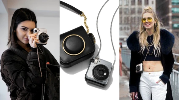 潮模也著迷的時髦新玩具！Michael Kors X FUJIFILM推出第二代聯名銀色拍立得