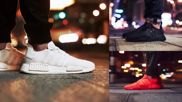 直接進到春夏必敗鞋款第一位！潮鞋霸主NMD再推純粹白、深邃黑、能量紅全新個性配色