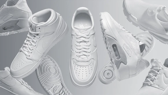 每一雙都想買！NIKE一口氣推出7款夢幻純白球鞋，四月強勢登場