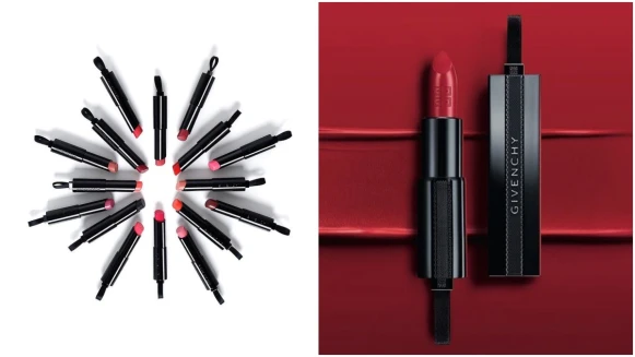 勃根地酒紅、紫紅莓果、乾燥玫瑰粉…每一款都是現在大勢色！GIVENCHY紅翻天的新禁忌之吻唇膏再推出全新7色