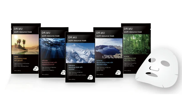 吸了13倍的濃縮精華，一敷完也太有感！DR.WU全新極地植萃面膜系列，一達修護、亮白、活膚、保濕、緊緻的膚質