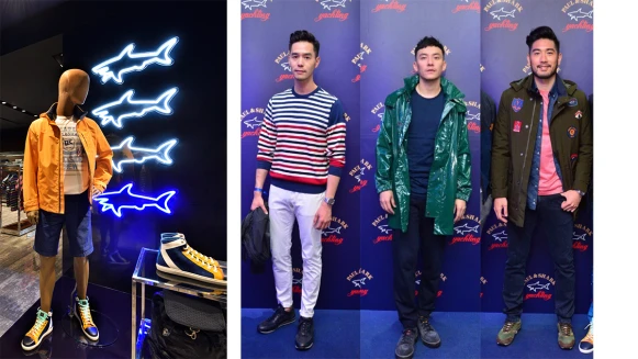 是大帥哥驚喜包！張震率台灣群帥挺PAUL&amp;SHARK新加坡概念旗艦店開幕！