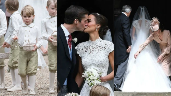 喬治小王子、夏綠蒂成最Q花童!凱特王妃妹妹浪漫出嫁,10大溫馨時刻