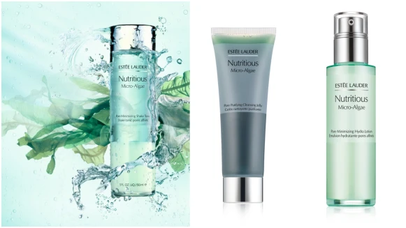 毛孔不泛油還會越來越小！雅詩蘭黛推出超能綠藻發光肌系列，三重超級綠藻達到夏日油水平衡的最佳狀態