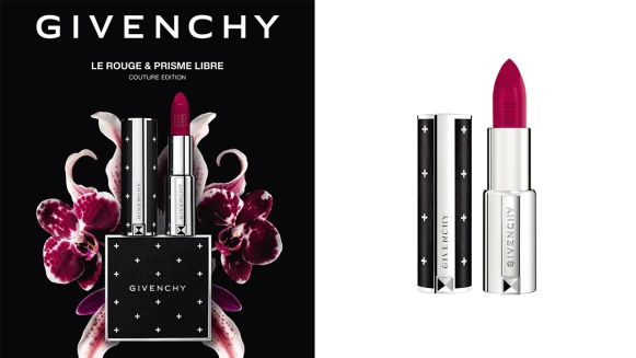 鑲上迷你十字圖案好有個性，紀梵希黑色小羊皮唇膏2017限量暗黑版曝光