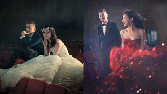 「妳是世界上唯一的、完美的!」宛如電影劇照,吳中天楊子姍絕美婚紗照曝光