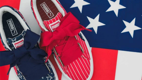 歐美女孩怎麼能少這一雙！PUMA蝴蝶結球鞋推出美國國旗限定版
