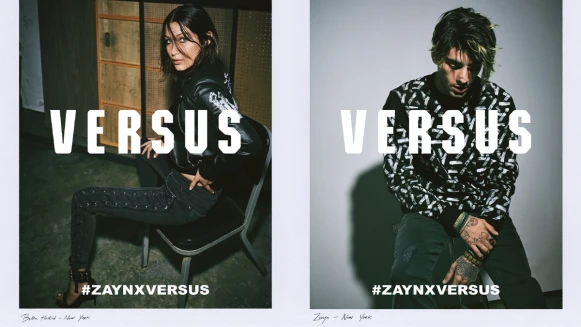 充滿壞壞的街頭魅力！ZAYN X VERSUS 聯名系列攜手Bella Hadid入鏡詮釋
