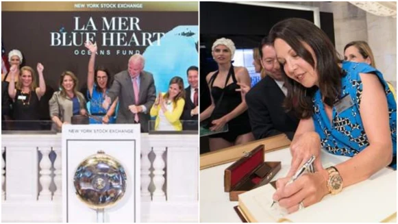 受邀到紐約證券交易所敲響收盤鐘！LA MER響應世界海洋日贊助Project 0海洋保育活動