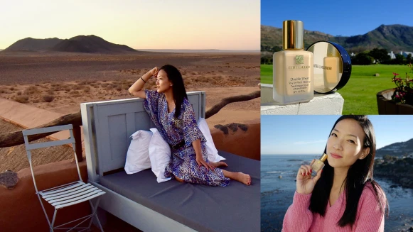 世界旅人王馥:「不同國家、氣候、時差狀況下,隨時讓肌膚狀態完美無瑕的全方位底妝,才能讓我帶著一起探索世界!」