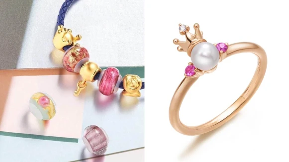 皇冠、愛心、星星、四葉幸運草... 這一季的點睛品K金飾品太可愛！
