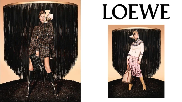 超模吉賽兒霸氣加持！來看充滿戲劇張力的Loewe秋冬系列