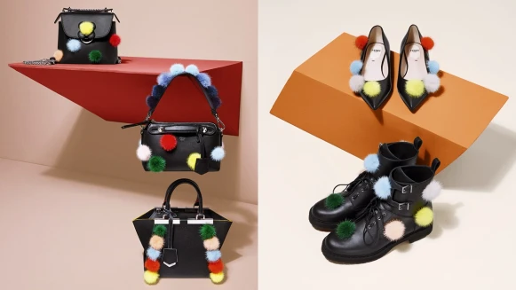 引發你的少女心！FENDI用彩虹毛茸球球點亮你的隨身配件