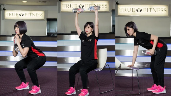 必看！專業教練教妳~~只要有微鹼性水水瓶在哪都能做運動!