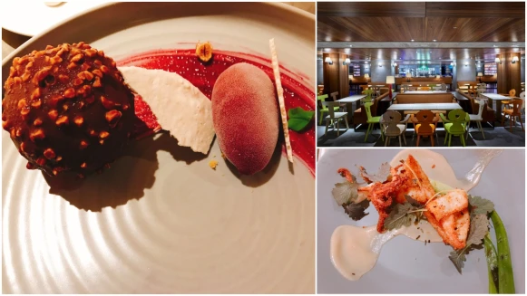 這道榛果慕斯味道就像金沙！慢煮生蠔、香煎小卷、慢燉牛肉全台唯一北歐美饌餐廳HYG推出新菜單