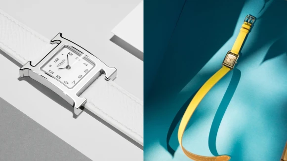 用愛馬仕Hermès Heure「H」字母漆面腕錶，捕捉你的時髦時光