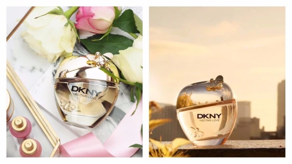 金色蘋果上停了兩隻蜜蜂 「DKNY蜜戀女性淡香精」聞到陽光與蜂蜜香氣