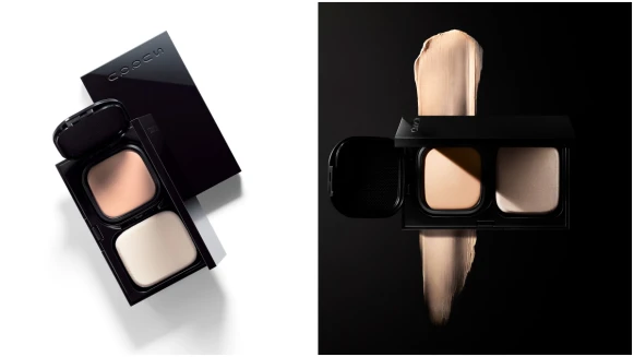 把櫃上最熱賣的粉霜變成粉餅版！SUQQU這塊晶采極潤水凝粉餅，創新乳液上妝的概念不黏膩還很輕透