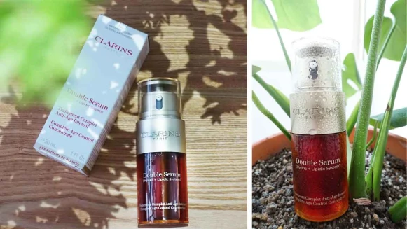 克蘭詩「超級精華-黃金雙激萃」第8代超級進化 絕對有感！明天的妳比昨天更年輕，一瓶解決「毛孔、皺紋、彈性、保濕」四大肌膚問題！