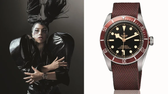 超前衛女神Lady Gaga大膽詮釋帝舵表！深邃酒紅、黑配色打造BornToDare精神