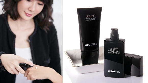 還在用普通的美容油、晚安面膜？香奈兒創新「油凝乳」+臉頸胸都能用的晚安面膜，幫肌膚聰明日夜分治、再忙也美麗！