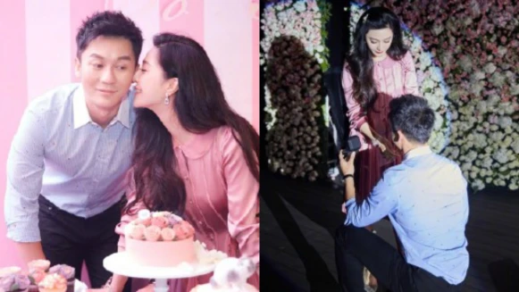 終於修成正果!范冰冰要嫁了,男友李晨單膝下跪求婚成功