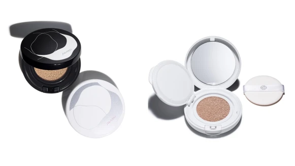 獨家打造三層夾心彈力粉撲 越拍粉底越服貼、肌膚越白皙！資生堂推出全新花椿綻白氣墊粉餅