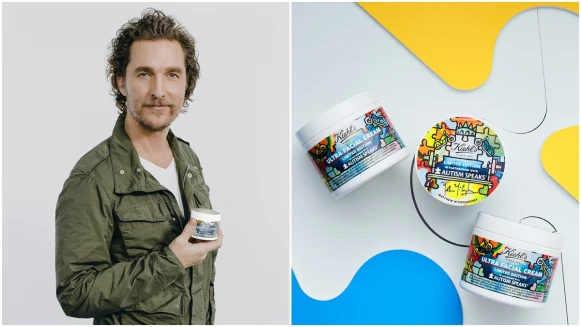 動動手分享影片就能關懷自閉兒！Kiehl’s找來奧斯卡影帝馬修麥康納聯手做公益，還有影帝親手設計的冰河醣蛋白保濕霜收藏款