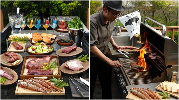 1.5公斤的和牛現場看真的狂吞口水！樂軒和牛推出超貼心的「頂級和牛烤肉派對」燒肉管家到你家烤肉給你吃