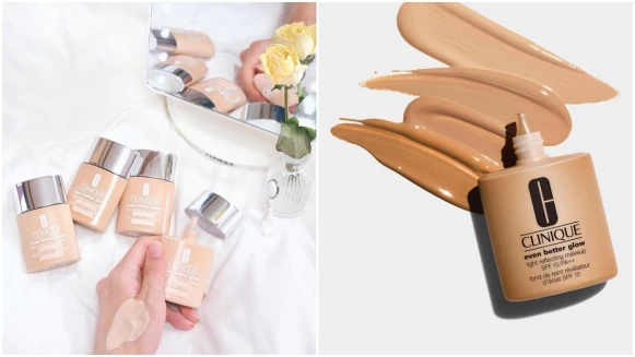 「瑕疵都被遮去了，還能隱約透出微微光澤感！」倩碧勻淨柔光粉底液為肌膚打上仙女光