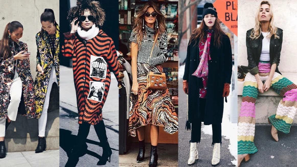 跟著IG時尚女孩玩穿搭！秋冬度假就用色彩圖紋成為時髦焦點！