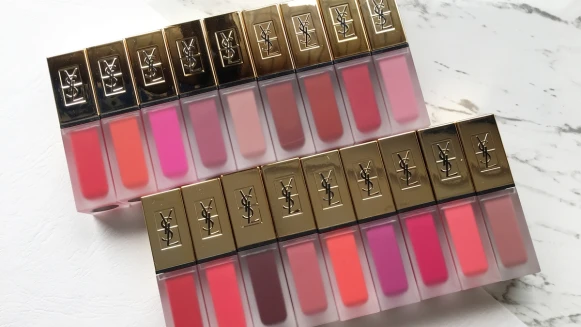 口紅控注意！YSL 2017年最重要的新品金管染唇露【時尚印記絲絨唇露】18色即將登場