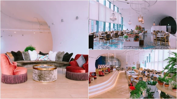 不要單拍國家歌劇院外觀，位在5樓的「VVG Food Play」餐酒館也美翻天！還打造2種歌劇主題的浪漫套餐