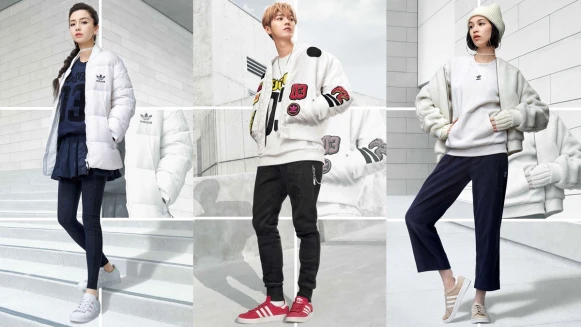 好生火的白色購物清單！Angelababy、水原希子、鹿晗搶先示範adidas Originals秋冬系列