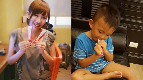 作家媽媽大A靠白蘭氏紅膠原幫幫忙，重現亮眼好氣色！