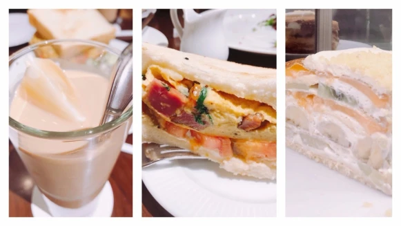 來日本超人氣必吃Harbs蛋糕，別只點千層蛋糕，還有超厚蛋包三明治、原味冰奶茶、拿鐵