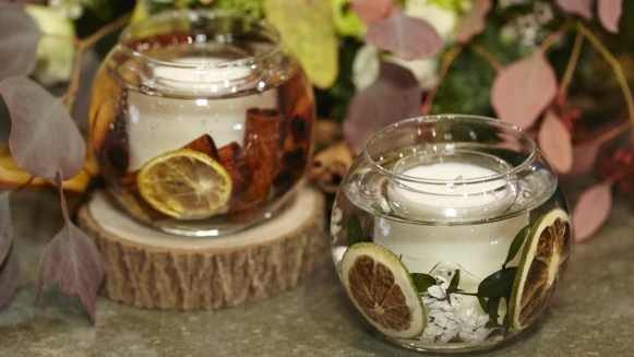 「乾燥萊姆片與柑橘構成最清新香氣」乾燥玫瑰花蠟燭STONEGLOW再推新品魚眼蠟燭，造型超俏皮