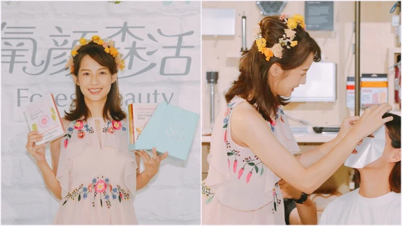 連孕媽咪簡嫚書也認證的森林級保養,《氧顏森活》面膜幫臉敷了一朵朵嬌嫩法國玫瑰讓肌膚又白又亮