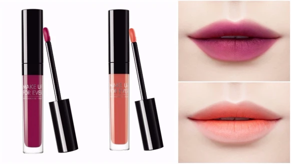 一推出韓妞就指定要#207、#302、#304這3支楓葉色，MAKE UP FOR EVER全新打造多達19款顯色20小時的「藝術大師性感尤霧唇釉」