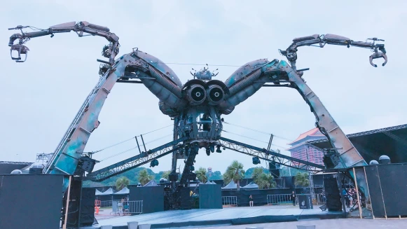 360度噴火大蜘蛛電音派對ARCADIA台灣登場！8組百大DJ震爆舞台