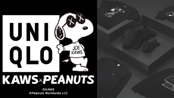 可愛史奴比變壞了！UNIQLO KAWS X PEANUTS UT聯名系列第二彈，暗黑登場