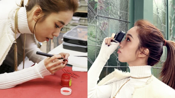 跟上陳庭妮的腳步，潛入Louis Vuitton工坊體驗頂級製箱工藝！