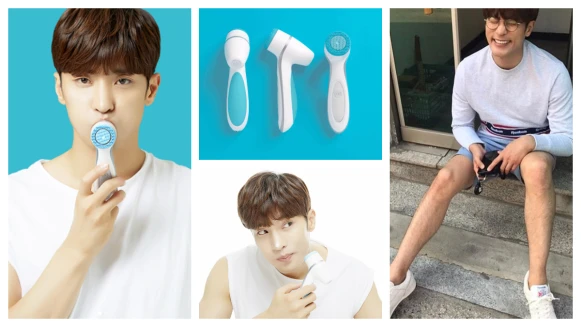 本部長成勛：我沒什麼在保養，頂多清潔肌膚，而且我的清潔絕對比一般男生來得更簡單，其實只花2分鐘就可以完成！