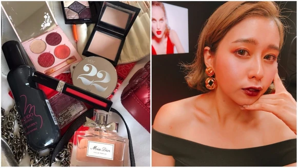 神仙澎髮霧、蘋果光修容、微醺酒紅眼影…IG網紅唐葳的跑趴神器大公開！超實用快速變妝法寶在此～