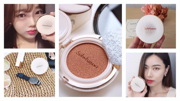 讓韓妞最新瘋狂的氣墊粉餅就是它 雪花秀將推出【完美瓷肌氣墊粉霜】打造高遮瑕、高持妝、透明圓潤白瓷妝感