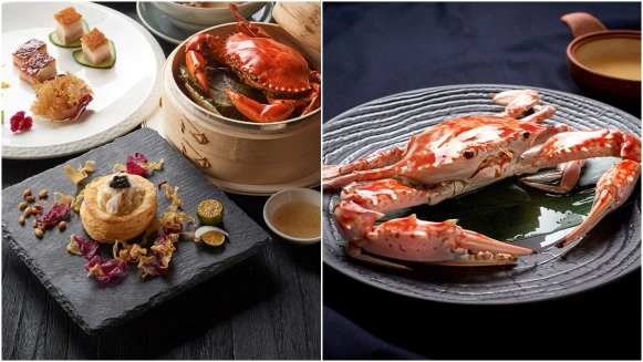 秋天到了就是要吃肥美螃蟹，飽滿蟹膏、超鮮蟹肉跟米飯一起燉煮入味的這道「鮮剝蟹膏醬撈飯」怎麼能錯過