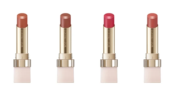 半熟唇膏再添裸膚色澤變得好有女人味！佳麗寶COFFRET D’OR冬季限定彩妝上市，還有可愛翻天的2色花朵腮紅
