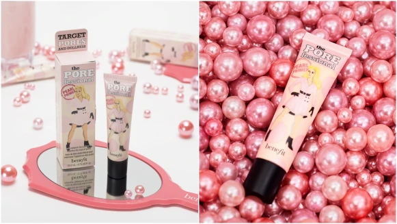 只要畫圈油光、毛孔全都消失不見！benefit嘖嘖稱齊激光毛孔隱形露還能打造宛如戀愛般的粉紅光澤