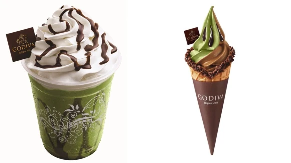 再冷也要來一支！GODIVA最新推出抹茶黑巧克力霜淇淋、抹茶白巧克力凍飲